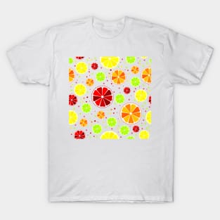 Bright Citrus Pattern T-Shirt